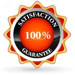 100% Satisfaction Guaranteed Sticker